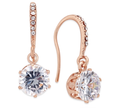 Charter Club Gold-Tone Cubic Zirconia Drop Earrings by Vanessa Jane