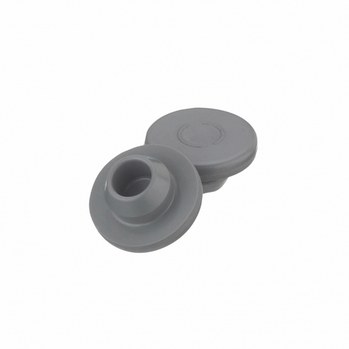 13mm Snap-On Chlorobutyl Stopper, Gray (100 Count) by Pasteur Pharmacy