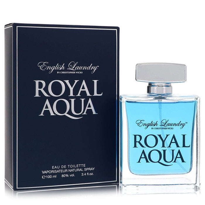 Royal Aqua by English Laundry Eau De Toilette Spray 3.4 oz for Men by Avera Group