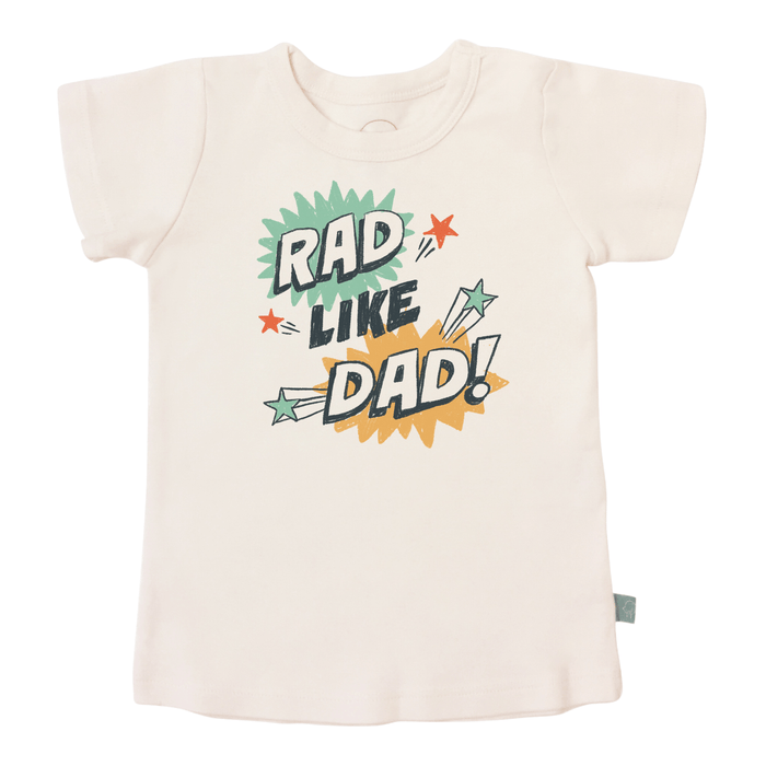 graphic tee | rad like dad explosion by Finn + Emma