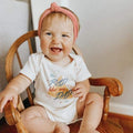 graphic bodysuit | rad like my dad by Finn + Emma