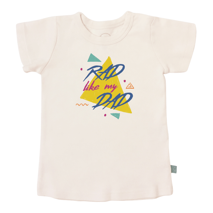 graphic tee | rad like my dad by Finn + Emma