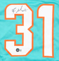 Raheem Mostert Signed Dolphins Jersey (Beckett) by Price Is Right Miami