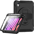 Raider Series Heavy-Duty Hand Strap Case - Apple iPad mini (A17 Pro) and Apple iPad mini (6th Generation 2021) by Zerodamage Sahara Case LLC