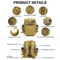 Raider Series Travel Bag & Laptop Backpack for Laptops up to 17.3-inch by Zerodamage Sahara Case LLC