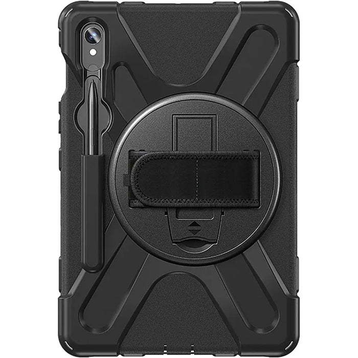 Raider X Series Heavy Duty Hand Strap Case - Galaxy Tab S10 Lite (2025), S10 FE, Tab S8, Tab S9, and Tab S9 FE by Zerodamage Sahara Case LLC