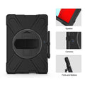 Raider X Series Heavy-Duty Hand Strap Case - Microsoft Surface Pro X 2021 by Zerodamage Sahara Case LLC
