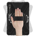 Raider X Series Heavy-Duty Hand Strap Case - Samsung Galaxy Tab S10+, Tab S9+, Tab S9 FE+, and Tab S8+ by Zerodamage Sahara Case LLC