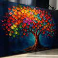 Rainbow Bloom Wall Art by Tailored Canvases