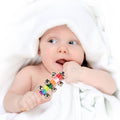 Rainbow Color Wooden Handbell Pram Rattle by DailySale