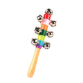 Rainbow Color Wooden Handbell Pram Rattle by DailySale