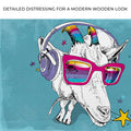 Rainbow Cool Goat Canvas Wall Art by Tailored Canvases