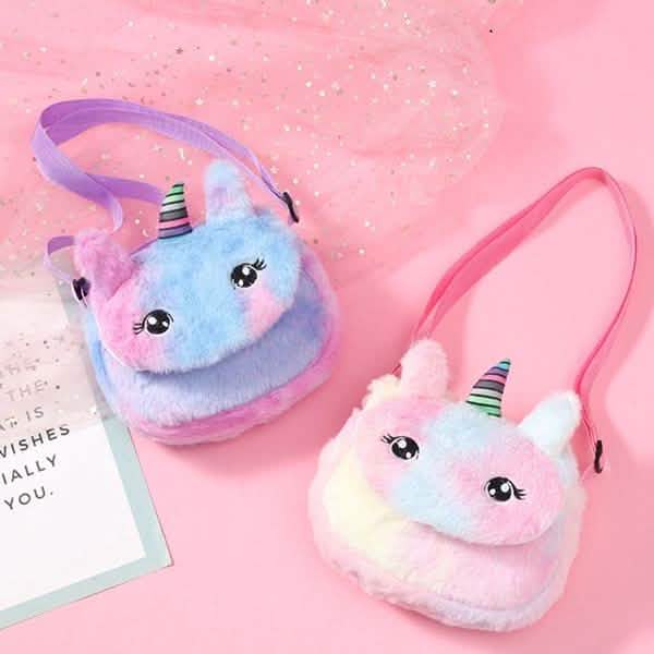 Rainbow Unicorn Plush Shoulder Bag by DailySale