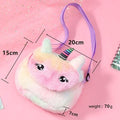 Rainbow Unicorn Plush Shoulder Bag by DailySale