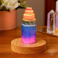 Rainbow’s Blessing - Selenite Tower of Peace & Protection by Conscious Items