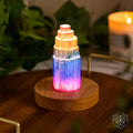 Rainbow’s Blessing - Selenite Tower of Peace & Protection by Conscious Items