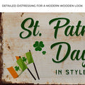Raise A Pint And Celebrate St. Patrick's Day In Style Sign by Tailored Canvases