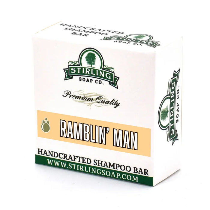 Stirling Soap Co. Ramblin' Man Shampoo Bar 3.8 Oz by Pasteur Pharmacy