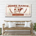 Ranch Cattle Co Rustic Sign by Tailored Canvases