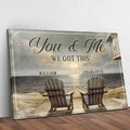 Ranch House Porch Themed We Got This Couple Sign by Tailored Canvases