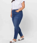 Raquael High Rise Skinny - Mid Wash by Boutique 23