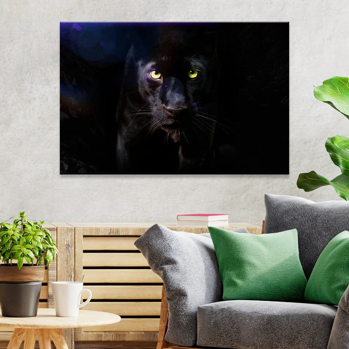 Rare Black Panther Canvas Wall Art by Tailored Canvases