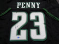 Rashaad Penny Philadelphia Eagles Autographed Custom Football Jersey Beckett Hologram by Price Is Right Miami