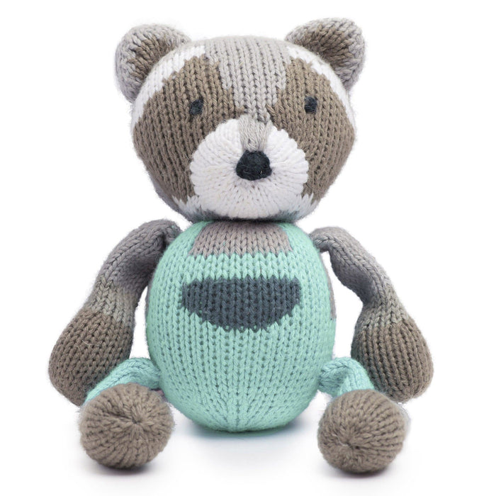 rattle buddy | ramsay the raccoon by Finn + Emma
