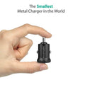 RavPower 24W 4.8A Mini Dual USB Car Adapter 2-Port Car Charger (Refurbished) by DailySale