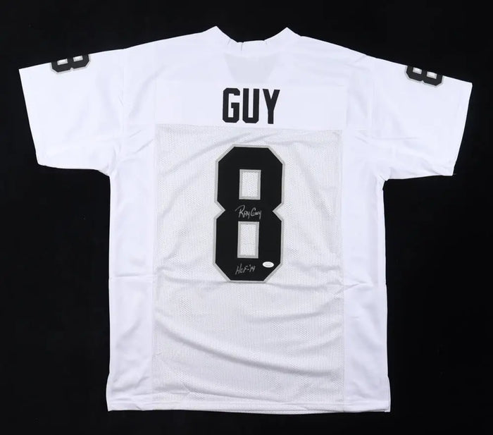 Ray Guy Signed Jersey Inscribed "HOF-14" (JSA) by Price Is Right Miami