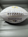 Ray Lewis Signed Team Logo Football (COA) by Price Is Right Miami