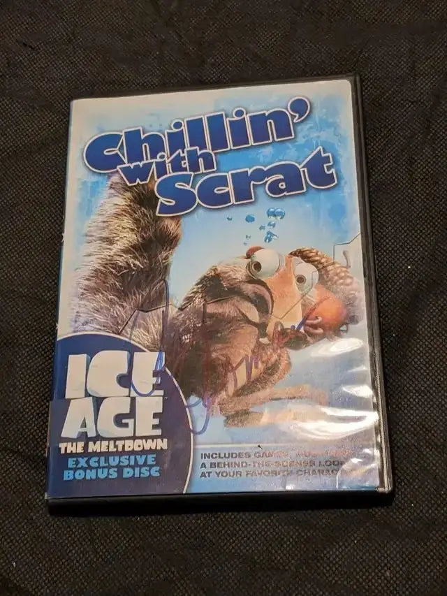 Ray Romano Signed Chillin' with Scrat DVD Sleeve (COA) by Price Is Right Miami