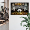 Real Girl Gym Sign by Tailored Canvases