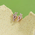 Real Mesh 925 Sterling Silver Stud Earrings by DailySale