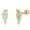 Real Mesh 925 Sterling Silver Stud Earrings by DailySale