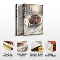 Vintage Christmas Sleigh Sled Wall Art IV by Tailored Canvases