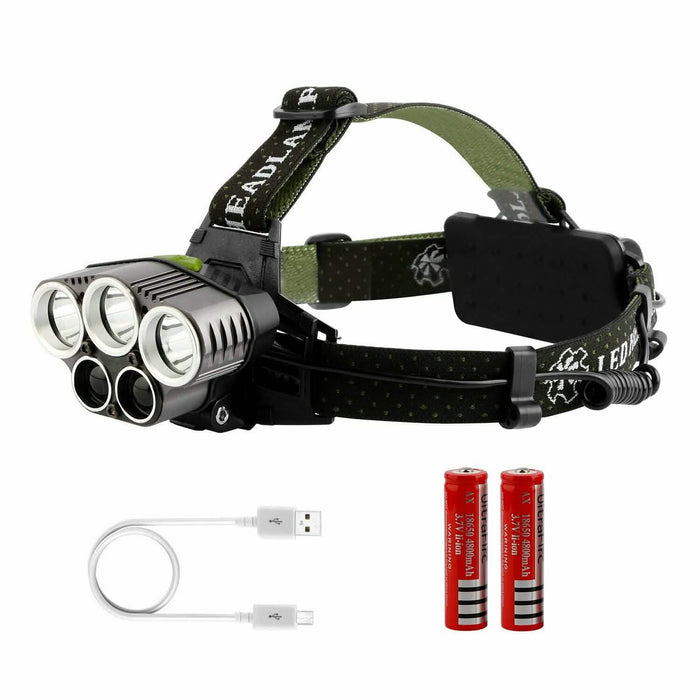 Rechargeable 6 Modes Headlamp 20000 Lumen by DailySale