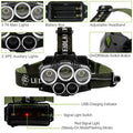 Rechargeable 6 Modes Headlamp 20000 Lumen by DailySale