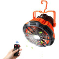 Rechargeable Camping Fan with LED Lantern with IR Remote by DailySale