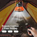 Rechargeable Camping Fan with LED Lantern with IR Remote by DailySale