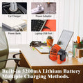 Rechargeable Camping Fan with LED Lantern with IR Remote by DailySale