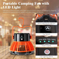 Rechargeable Camping Fan with LED Lantern with IR Remote by DailySale
