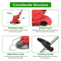 Rechargeable Electric Cordless Grass Trimmer with Alloy Saw Blade by DailySale