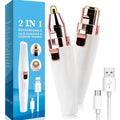 Rechargeable Facial Hair Remover and Eyebrow Trimmer by DailySale
