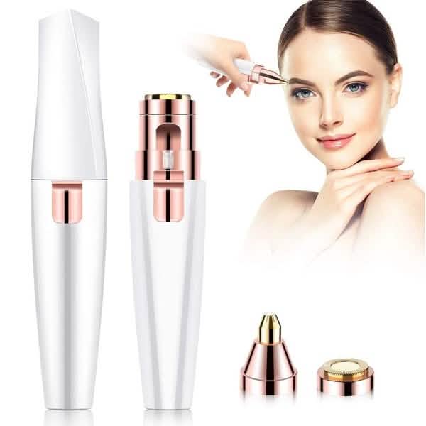 Rechargeable Facial Hair Remover and Eyebrow Trimmer by DailySale