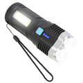 Rechargeable Flashlight LED Floodlight Torch with Strap Super Bright Flashlight by DailySale