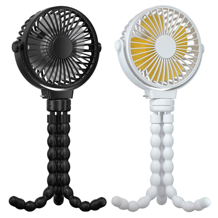 Rechargeable Handheld Fan with Flexible Tripod by DailySale