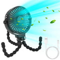 Rechargeable Handheld Fan with Flexible Tripod by DailySale