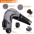 Rechargeable Heated Shoulder Wrap Massager Shoulder Brace Support with 3 Heating Levels by DailySale