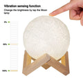 Rechargeable Moon Lamp Night Light Kids Dimmable LED Touch Changing Light by DailySale